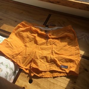 Patagonia men’s baggies, swim shorts
